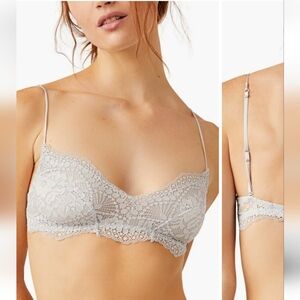 #231- Free People Intimately Maya Multiway Bralette in Lunar Rock